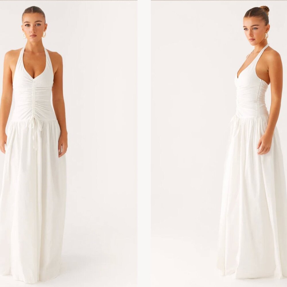 Peppermayo White Halter Maxi Dress - Picture 2 of 3